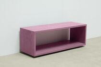 Beton Lowboard, rosa, 120 cm, seitlich