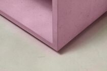 Beton-Lowboard rosa Detail