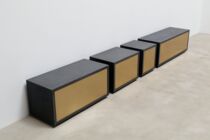 Serie Beton Lowboard 120 cm anthrazit mit Schublade 