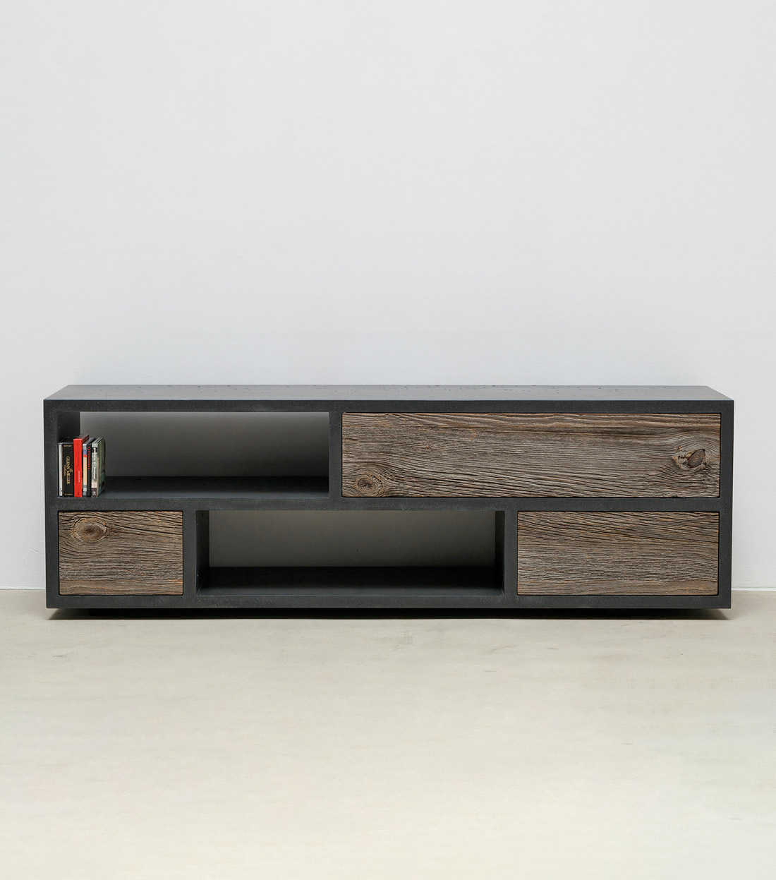 Beton-Sideboard Pure Wood Box 160 cm